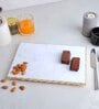 White Square Marble (12 x 8 Inches) Appetizer Platter