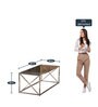 Trendy Center Table Steel Finish