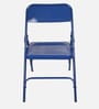 Trendy Metal Folding Chair in Blue Colour