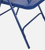 Trendy Metal Folding Chair in Blue Colour