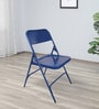 Trendy Metal Folding Chair in Blue Colour