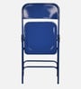 Trendy Metal Folding Chair in Blue Colour