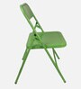 Trendy Metal Folding Chair in Green Colour