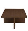 Trendy Coffee Table with Storage Stool in Walnut Colour