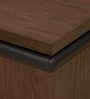 Trendy Coffee Table with Storage Stool in Walnut Colour