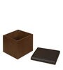 Trendy Coffee Table with Storage Stool in Walnut Colour