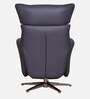Trendy Leatherette Revolving  Motorized Chair In Dark Blue Colour