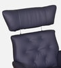 Trendy Leatherette Revolving  Motorized Chair In Dark Blue Colour