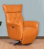 Trendy Functional Revolving  Motorized Chair In Orange Colour
