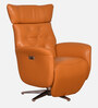 Trendy Functional Revolving  Motorized Chair In Orange Colour