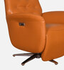 Trendy Functional Revolving  Motorized Chair In Orange Colour