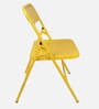 Trendy Metal Folding Chair in Yellow Colour
