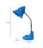 Trendy Sky Blue Metal Study Lamp