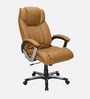 Trenvi High Back Office Chair In Tan Colour Trenvi High Back Office Chair In Tan Colour