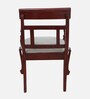 Tressa Teak Wood Bedroom Chair In Brown Finish