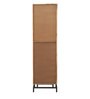 Trestle Solid Acacia Wood Bar Unit in Natural Acacia Finish