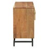 Trestle Solid Acacia Wood Sideboard In Natural Acacia Finish
