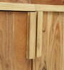 Trestle Solid Acacia Wood Sideboard In Natural Acacia Finish
