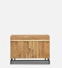 Trestle Solid Acacia Wood Sideboard In Natural Acacia Finish