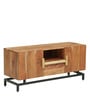 Trestle Solid Wood TV Console in Natural Acacia Finish