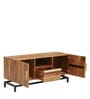 Trestle Solid Wood TV Console in Natural Acacia Finish