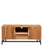 Trestle Solid Wood TV Console in Natural Acacia Finish