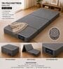 Tri-Fold Travel Folding 4 Inch PU Foam Mattress In (72x36) Single Size