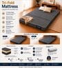 Tri-Fold Travel Folding 4 Inch PU Foam Mattress In (72x48) Queen Size