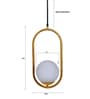 Triad Gold Metal Hanging Light