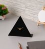Triangle Analog Iron Table Clock