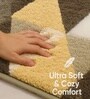 Triangle Gold Microfiber 16x24 Inches Super Soft Bath Mat
