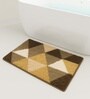 Triangle Gold Microfiber 16x24 Inches Super Soft Bath Mat