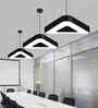 Triangle-Hollow 48W LED Ceiling Light Office & Gym Lighting 3 Color Modes