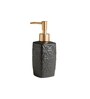 Triangle Textured 310ml Black Ceramic Soap Dispenser