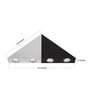 Triangle Up Down 5 Watt Black Colour Metal & Glass LED Outdoor Wall Light