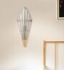 Triangular Abstract Luxe Wall Lamp with Frosted Glass