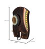 Tribal Art Wood Key Holder
