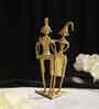 Tribal couple-Dhokra Art