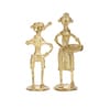 Tribal Farmer couple 1-Dhokra Art