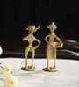 Tribal Farmer couple 1-Dhokra Art
