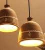 Tribal Print Terracotta Cluster Hanging Light