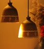 Tribal Print Terracotta Cluster Hanging Light