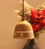 Tribal Print Terracotta Dome Hanging Light