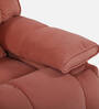 Tribbiani Velvet 1 Seater Motorised Recliner in Blush Pink Colour