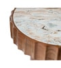 Triest Toronto Marble Top Coffee Table In Walnut Finish