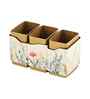 Triflora Wooden Cutlery Holder | Spoon Holder