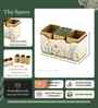 Triflora Wooden Cutlery Holder Spoon Holder