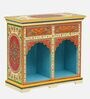 Alankaar Solid Wood Hand-Painted Cabinet