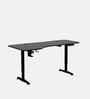Trigger 2.0 Height Adjustable Standing Desk In Black Color