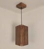 Trika Brown Solid Wood Single Hanging Light